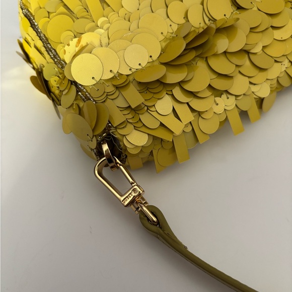 STAUD Yellow Sequin Timmy Bag - Picture 7 of 12